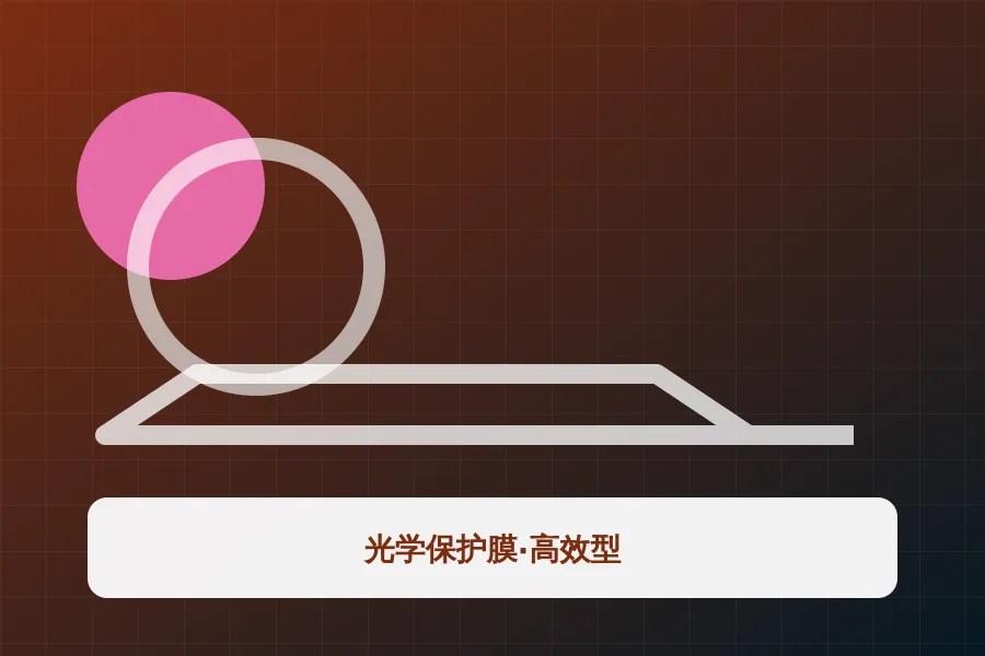 光学保护膜·高效型应用示意图